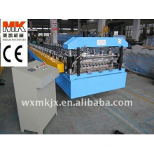 Colored steel circular arc plate roll forming machine